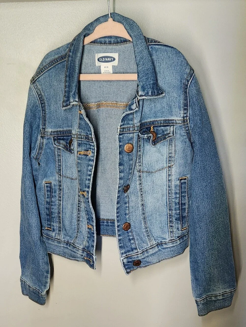 Old Navy Denim Jean Jacket - Girls Medium 8 New